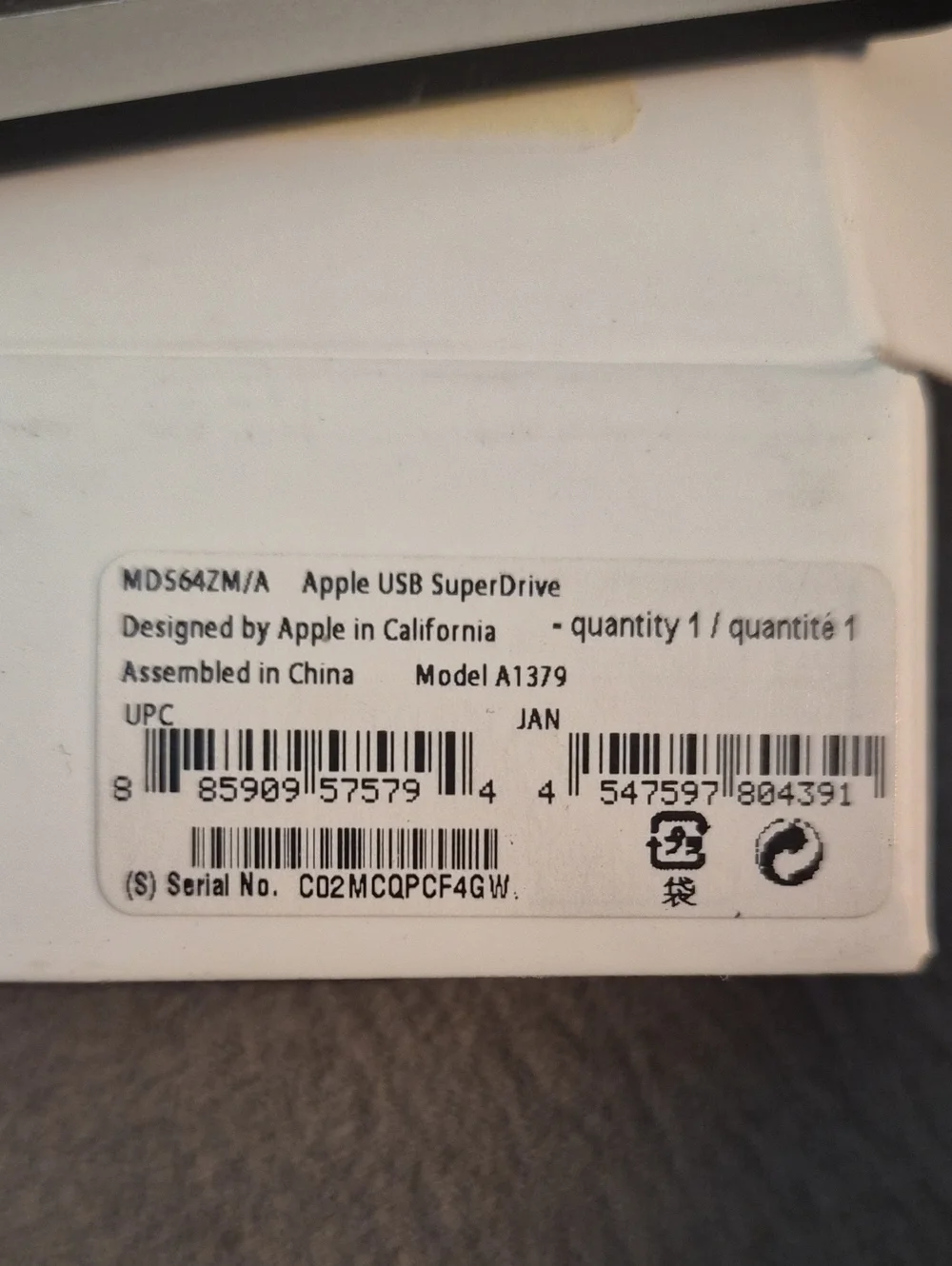 Apple USB External Drive